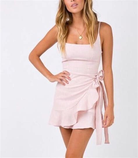 Princess Polly Blush Cottage Pink Dress In 2021 Blush Dress Outfit