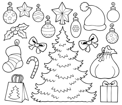 Dibujos De Arboles De Navidad Para Colorear Imágenes Gratis