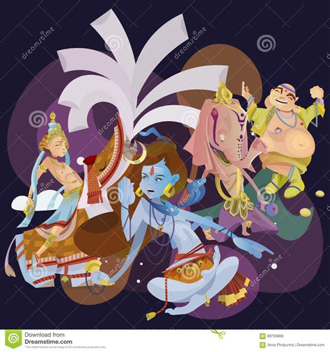 Yoga, for one, can keep your body limber, ease pain and lead to greater mental clarity. Set Of Isolated Hindu Gods Meditation In Yoga Poses Lotus And Goddess Hinduism Religion ...