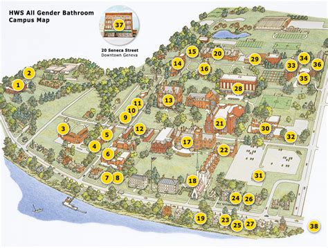 William And Mary Campus Map United States Map