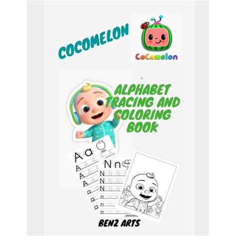 Cocomelon Alphabet Letters Tracing And Coloring Book For Kids