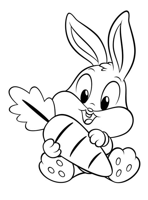 Voir plus d'idées sur le thème dessin lapin, lapin, dessin. Petit lapin - Coloriage de lapins - Coloriages pour enfants