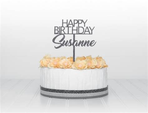 Get original happy birthday susanna gif for free. Cake Topper- Happy Birthday - mit Namen, in vielen Farben ...