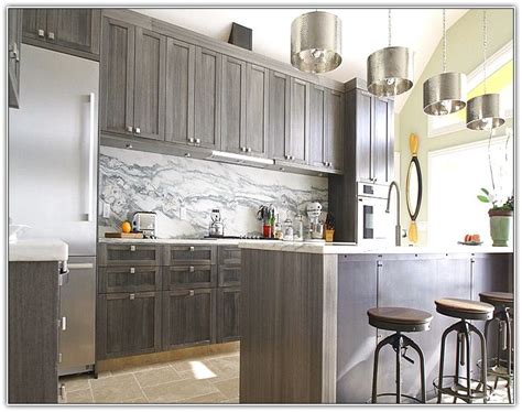 Browse 25 gray stained cabinets on houzz. grey stain on pine - Google Search | Stained kitchen cabinets, Modern grey kitchen, Kitchen ...