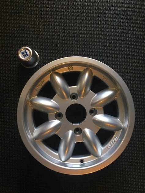 Minilite Original Alloy Morgan 4 Bolt On Wheels 15x55 Sports And Classics