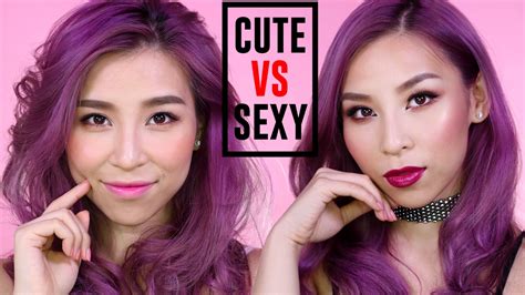 Cute Vs Sexy Makeup Look Valentines Day Youtube