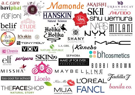 Cosmetic Brands Logos