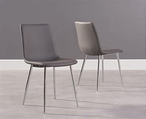 Shop target for dining chairs & benches you will love at great low prices. Helsinki Grey Faux Leather and Chrome Dining Chair