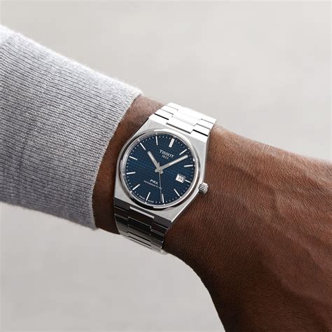 Tissot T Classic Prx Powermatic 80 40mm Mens Watch Blue T1374071104100