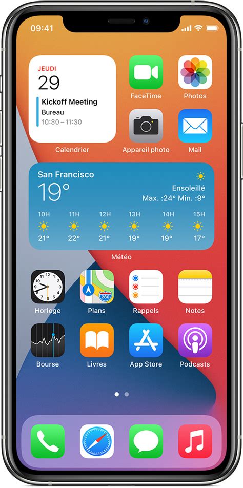 Utiliser Des Widgets Sur Votre Iphone Ou Ipod Touch Assistance Apple