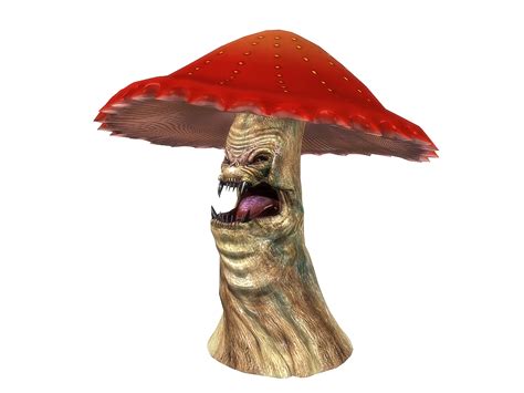 3dfoin Mushroom Monster Animated 3d Model