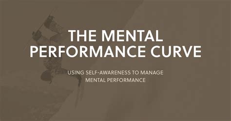 The Mental Performance Curve Infographic Mental Performance