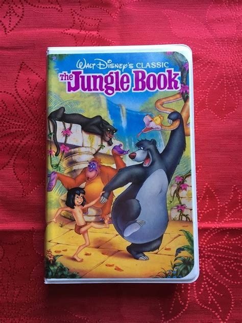 Rare Collectible Disney Vhs 1991 Black Diamond Jungle Book Ebay