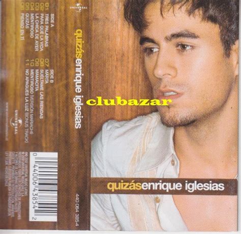 Enrique Iglesias Cassette Quizas Universal Chile 2002 5000 En