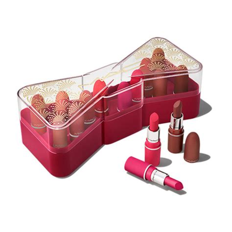 Buy Mac Cosmetics Celebrate In Colour Powder Kiss Mini Lip Kit Limited Edition Sephora Singapore