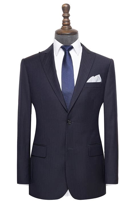 We carry suits, slacks & other high end at david jones fashions, you can find something perfect for you at any price. The Leyland Midnight Blue Herringbone Suit - Men's Custom ...
