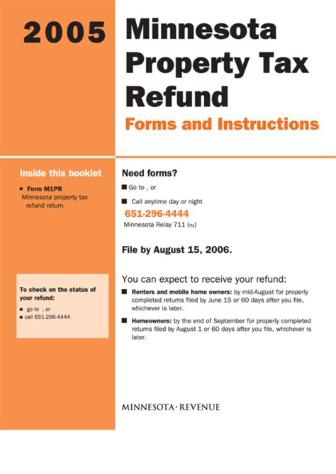 Property Tax Rebate Refund