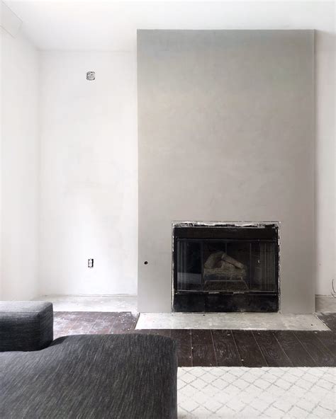Diy A Cement Look Fireplace For Less Than 100 Angela Rose Home