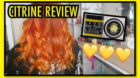 yellow hair dye citrine review lunar tides cerise1307 youtube