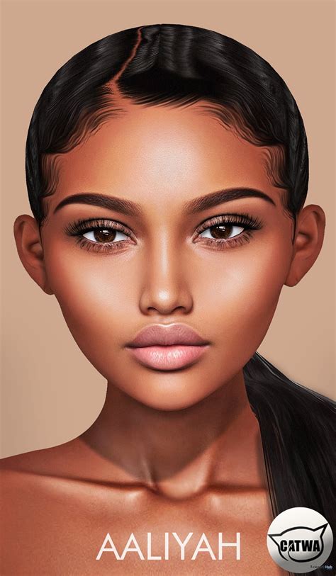 Aaliyah was raised in detroit. Aaliyah Skin For Catwa Mesh Head July 2019 Group Gift by ...