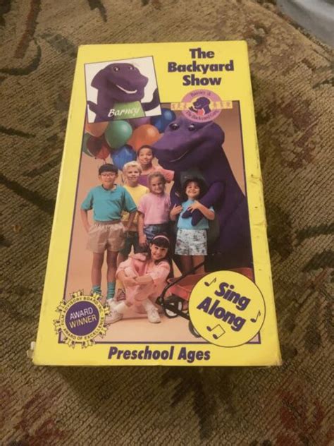 Barney The Backyard Show Vhs 1988 For Sale Online Ebay