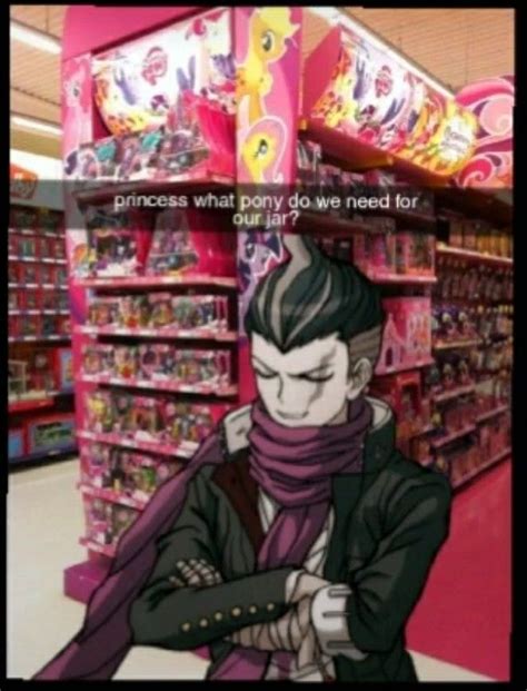 This realistic makeover on anime characters does not look good! gundham cursed image idfk in 2021 | Danganronpa funny ...
