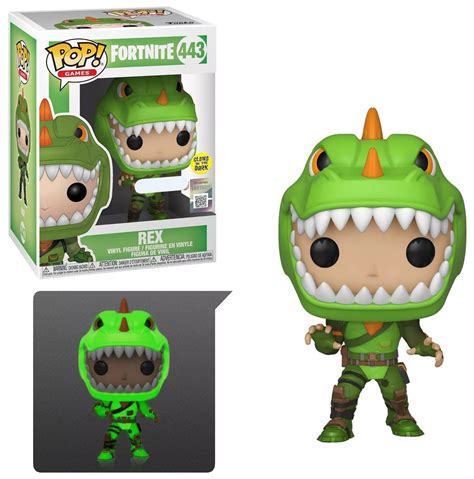 Figurine funko pop dark vanguard phosphorescent de fortnite + qr code officiel. Fortnite Funko POP! Games Rex Vinyl Figure [Glow-in-the ...