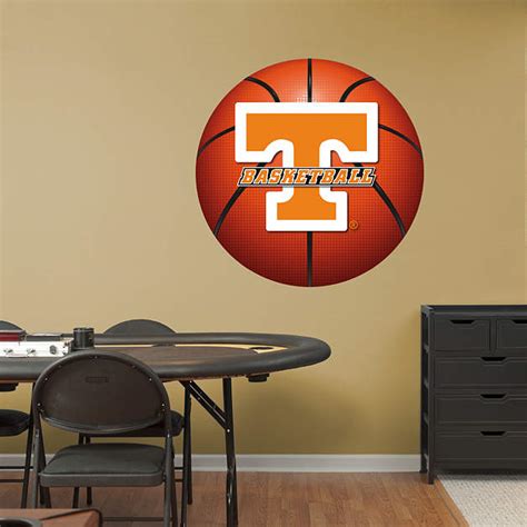 Shop tennessee volunteers merchandise at the official fan store featuring university of tennessee football apparel for men, women and youth vol fans this 2021 basketball season. Tennessee Volunteers Basketball Logo Fathead Wall Decal