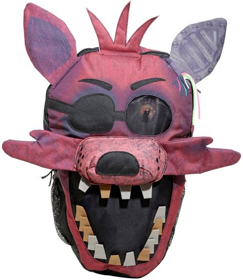Five Nights At Freddys Foxy Face Exclusive Backpack Bioworld Toywiz