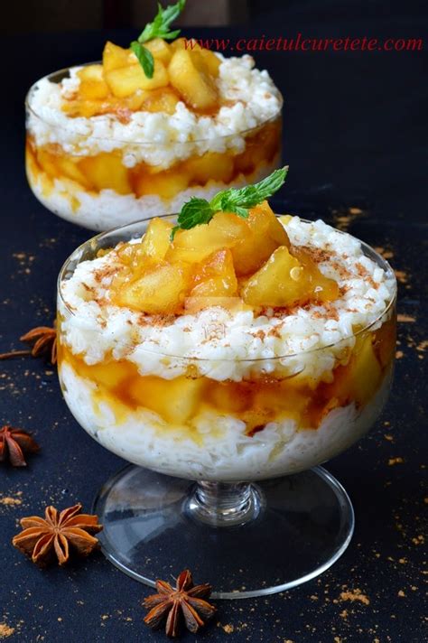 Este un orez cu lapte turcesc la cuptor. Orez cu lapte si mere caramelizate - CAIETUL CU RETETE