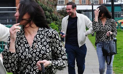 Frank Lampard Cracks A Laugh With His Windswept Wife Christine Lampard After Enjoying A Brunch