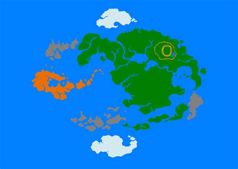 Avatar The Last Airbender Map World Map