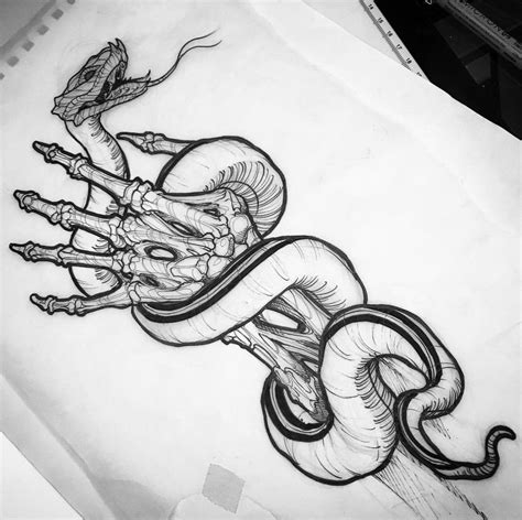 Pin By Shaire Productions On о Arm Tattoo Snake Sketch Sleeve Tattoos