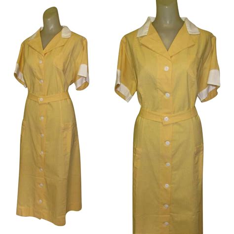 Vintage Waitress Uniform Angelica Large 1950s From Lakegirlvintage