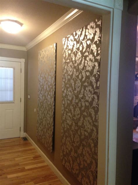 See more ideas about foam board, styrofoam ideas, styrofoam. Foam insulation boards 3x6 covered in fabric and stapled. | Interior wall insulation, Living ...