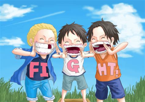 Imágenes y memes de one piece. Wallpaper One Piece, Monkey D. Luffy, Sabo, Portgas D. Ace ...