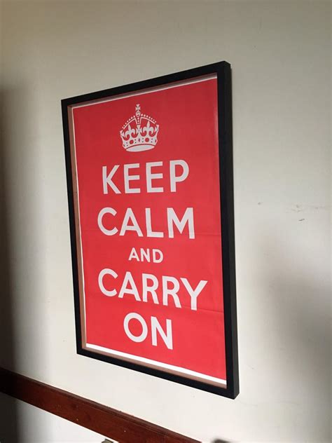 Unknown 1939 Original Keep Calm And Carry On Poster For Sale At 1stdibs