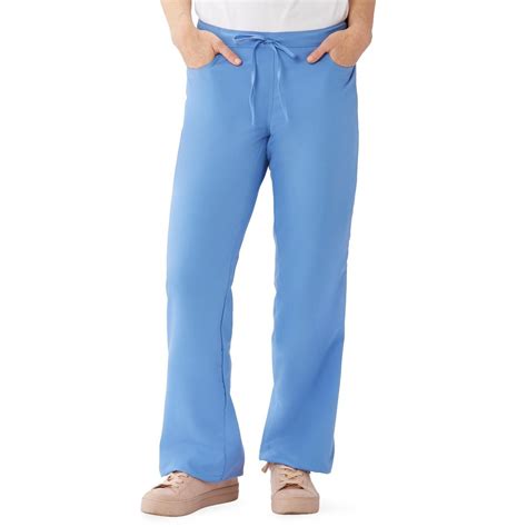 Performax Womens Modern Fit Boot Cut Scrub Pants With 2 Pockets Size