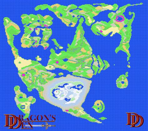 Dragon Quest Ii World Map Map