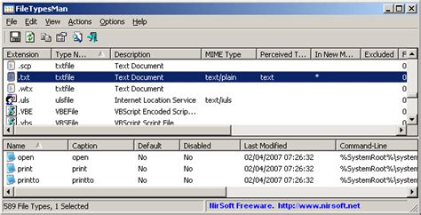 B Windows Filetypesman Alternative To File Types Manager Of Windows