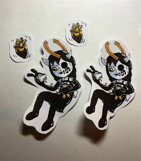 Alice Angel Vinyl Sticker Bendy And The Ink Machine Etsy