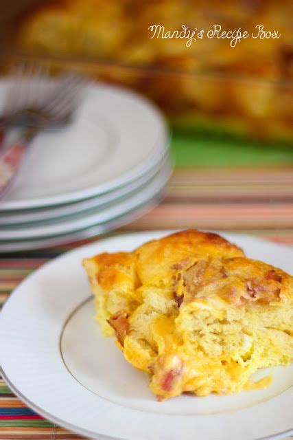 Gently combine all ingredients in a mixing bowl and transfer to prepared baking dish. Mandy's Recipe Box: Bubble Up Breakfast Casserole with ...