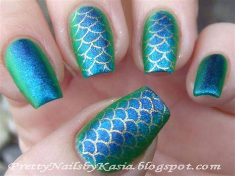 Mermaids Tale Nail Art By Pretty Nails By Kasia Nailpolis Museum Of