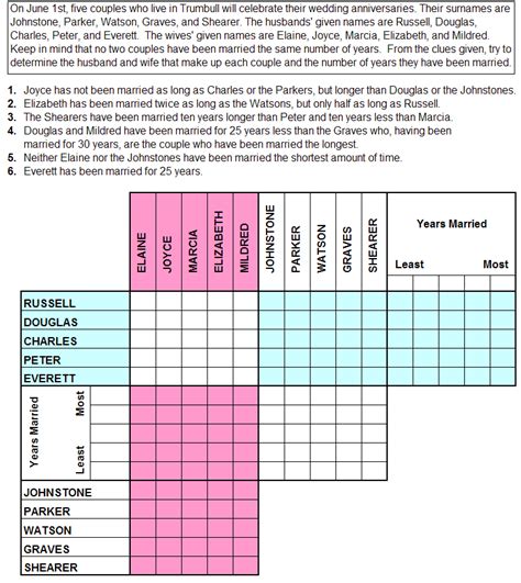 Printable Logic Puzzles With Grids Customize And Print