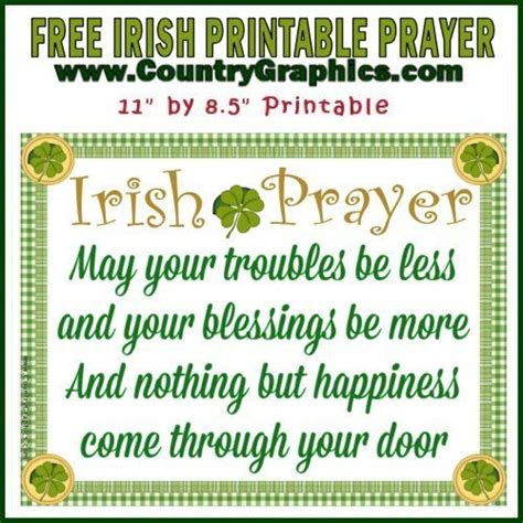 St Patrick S Prayer Printable