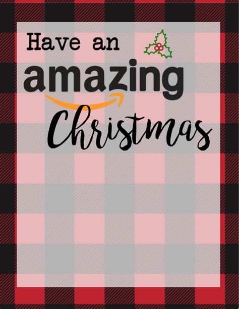 There's just something about a paper greeting card that never so, this holiday season, if you are thinking of sending out printed cards, but are not happy with the impersonal and expensive store bought variety. Printable Christmas Gift Card Holders for Amazon - Paper ...