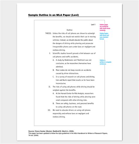 Whether you are looking for essay, coursework, research, or term paper help, or help with any other assignments, someone is always available to help. Research Paper Outline MLA Format - 4+ Samples, Examples ...