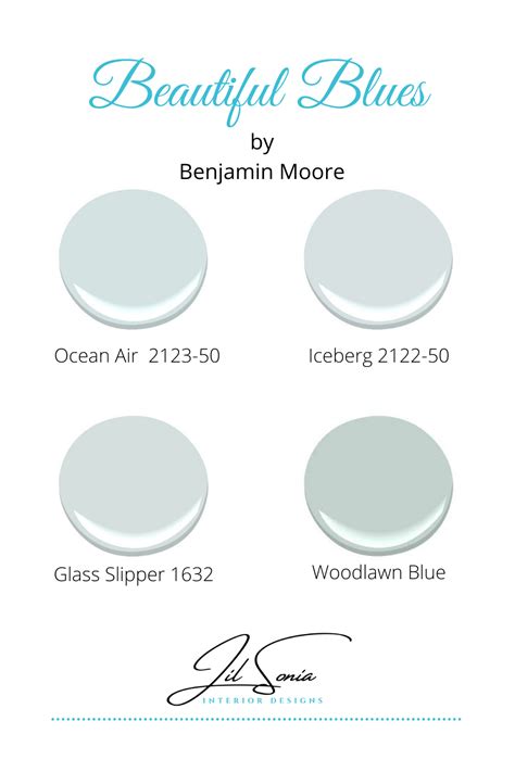Woodlawn Blue Paint Ocean Air Paint Glass Slipper Paint Iceberg