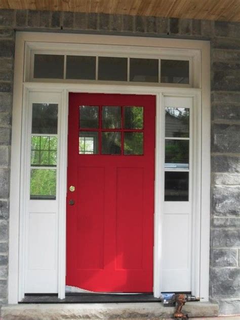 Sherwin Williams Positive Red Red Door Front Door Exterior Door Red