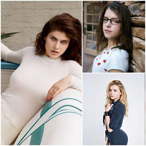triple dp alexandra daddario anna kendrick and chloe grace moretz more info in comments r